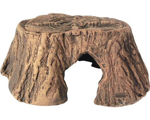 Décoration pour aquarium en céramique tronc d'arbre small Décoration souche d''arbre avec cachette pour terrariums