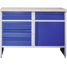 Établi avec tiroirs et armoire