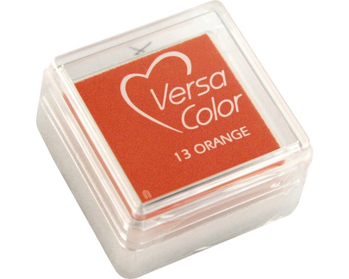 Tampon encreur Versacolor orange, 2,5x2,5cm