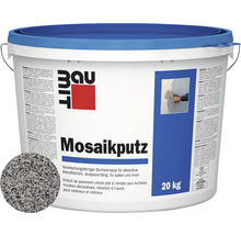 Baumit Mosaikputz M327 gebrauchsfertiger Dünnschichtdeckputz grau-schwarz-weiss 20 kg-thumb-0