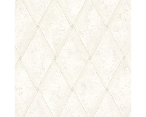 Papier peint intissé 31003 Platinum graphique greige Papier peint avec motif losanges