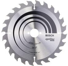 Lame de scie circulaire Optiline Wood Ø 230x30 mm Z 24