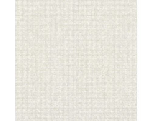Papier peint intissé 31009 Platinum graphique beige Texture de carreaux de mosaïque carrés