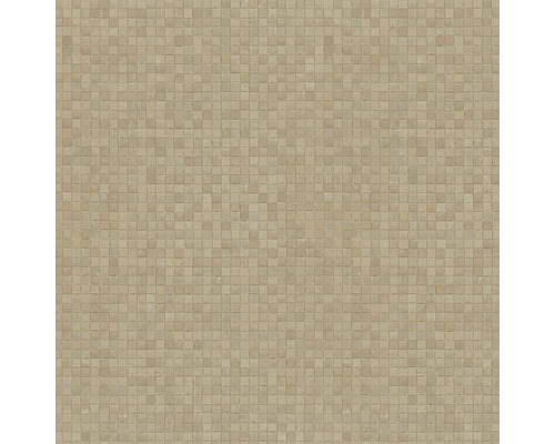 Vliestapete 31012 Platinum Grafisch beige-braun Fliesenmosaik aus kleinen quadratischen Steinen