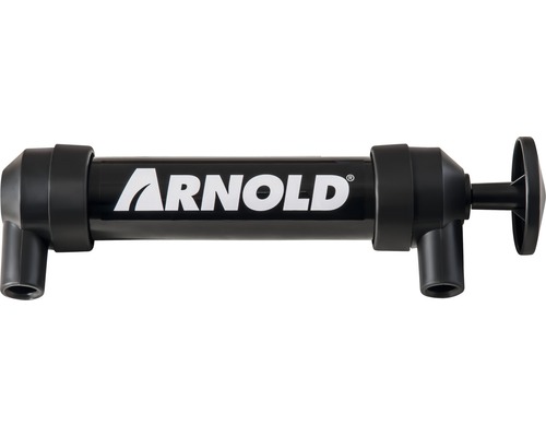 Arnold Logo Handpumpe zum Absaugen von Flüssigkeiten