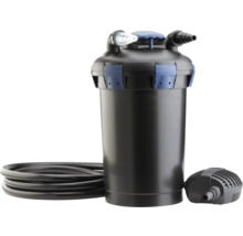 Druckfilter mit Schlauch und Pumpe für Gartenteiche