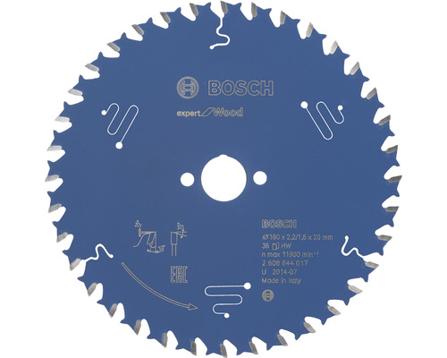 Lame de scie circulaire Expert for Wood Ø 160x20 mm Z 36