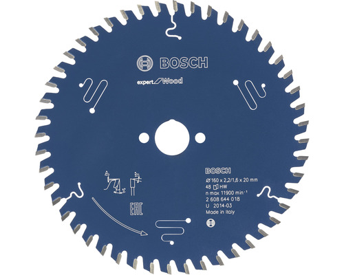 Lame de scie circulaire Expert for Wood Ø 160x20x2,2 mm Z 48