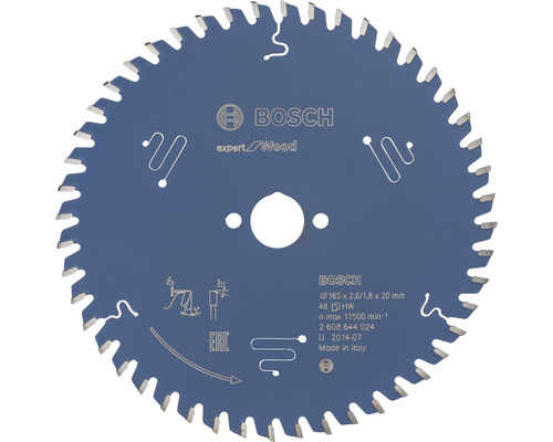Lame de scie circulaire Expert for Wood Ø 165x20 mm Z 48