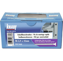 Vis pour construction rapide Knauf filetage à pas grossier TN 3,9 x 45 mm paquet = 250 pces-thumb-3