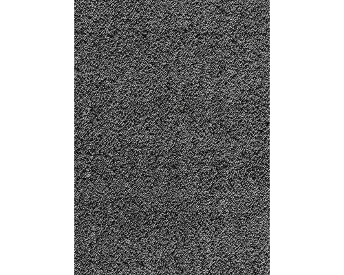 Moquette velours frisé Silkysoft anthracite 400 cm de large (au mètre)