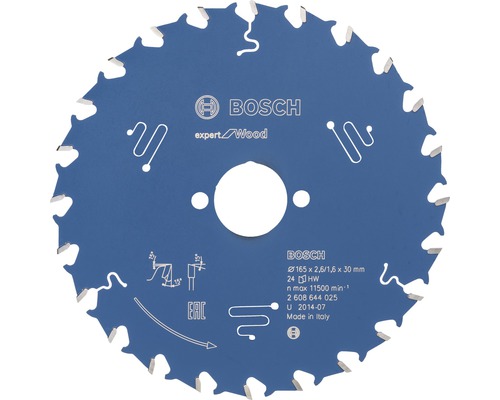 Kreissägeblatt Expert for Wood Ø 165x30 mm Z 24