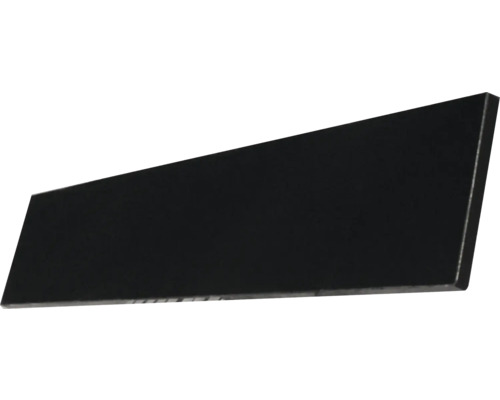 Rebord de fenêtre Gabbro noir poli 101x30 cm Plaque d''acier noire
