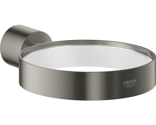 Support GROHE Atrio New pour distributeur de savon hard graphite brossé 40305AL3