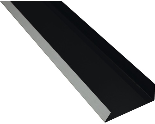 Pièce de bordure en métal pour tôle trapézoïdale