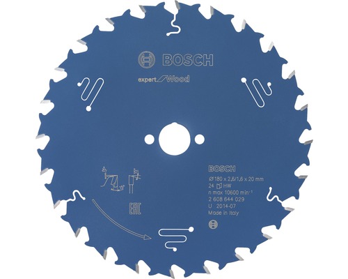 Kreissägeblatt Expert for Wood Ø 180x20 mm Z 24