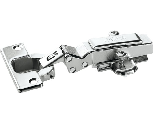 Charnière à clipser Intermat W30 35 mm nickelée pour porte existante, 2 pièces Charnière pour meuble Heilich