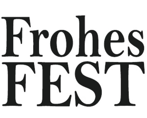 Tampon à message « Frohes Fest », 2x3 cm