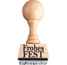 Tampon avec l''inscription Frohes Fest