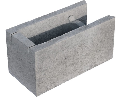 Bloc à bancher finition gris 50x25x24cm-0