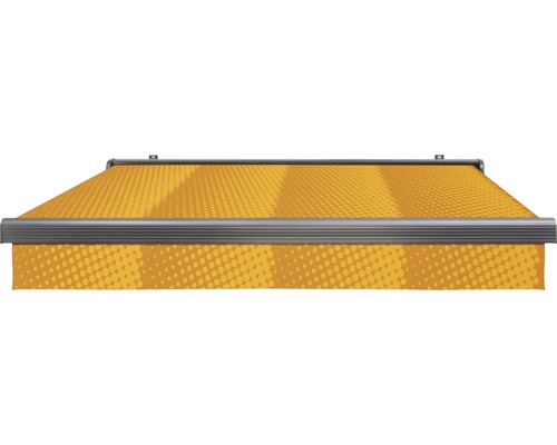 Store de soleil avec motif à pois pour protection solaire