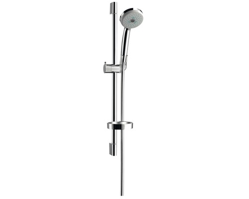 Ensemble de douche hansgrohe Croma 100 chrome brillant longueur de la barre de douche 668 mm 27775000