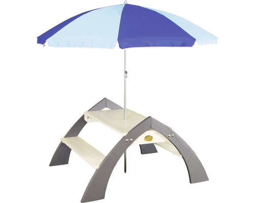 Table de pique-nique pour enfants axi Kylo avec parasol 119x98x65 cm