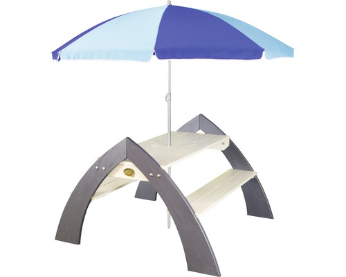Table de pique-nique pour enfants axi Kylo XL avec parasol 119x108x75 cm