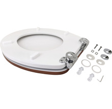 Toilettensitz mit Befestigungsmaterial