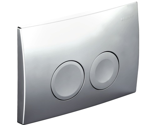 Plaque de commande GEBERIT Delta 21 plaque mat / touche chrome mat 115.125.46.1