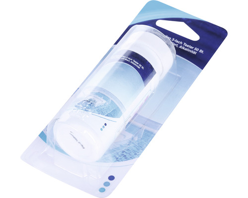 Pooltester zur Bestimmung von pH-Wert, Chlor und Alkalinität
