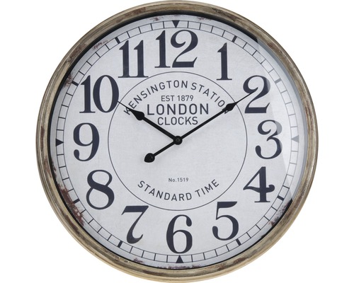 Horloge murale en métal Ø 50 cm Horloge murale en métal Ø 50 cm