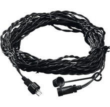 Verlängerungskabel mit Stecker und Kupplung für den Außenbereich