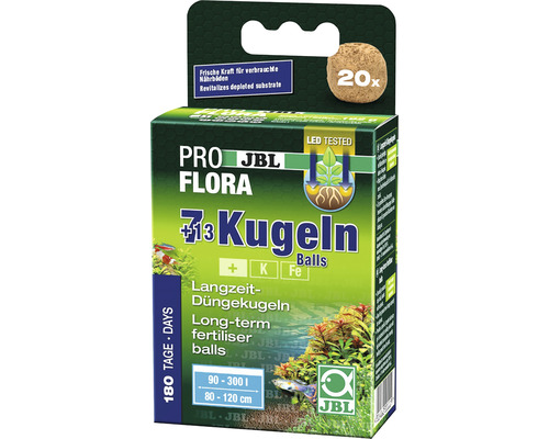 JBL ProFlora 7 plus 13 Balls, engrais longue durée pour plantes d''aquarium