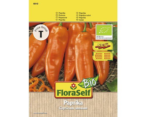 Sachet de graines de paprika Capsicum annuum FloraSelf