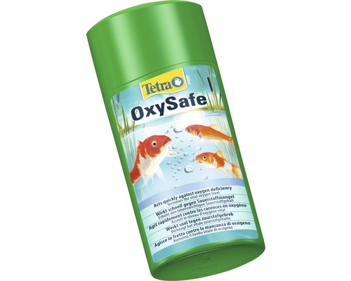 Tetra OxySafe, conditionnement d''agent d''étang pour l''enrichissement en oxygène