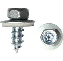 Fassadenbauschraube m. Dichtscheibe 6,5x100 mm galv. verzinkt, 100 Stück
