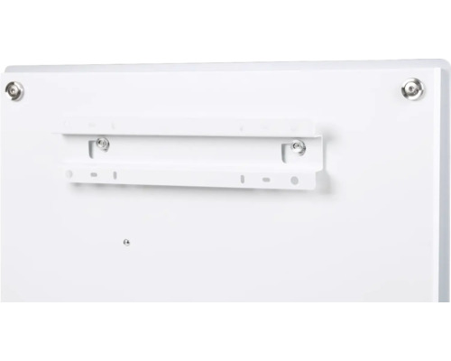 Vue détaillée d''un tableau blanc avec des éléments de fixation