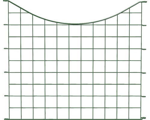 Panneau de clôture enfichable ALBERTS arceau en bas 77,7 x 66,5 cm vert-0