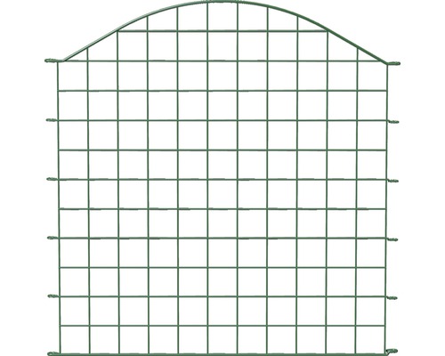 Zaunfeld Steckzaun ALBERTS Bogen oben 77,7 x 78,5 cm grün