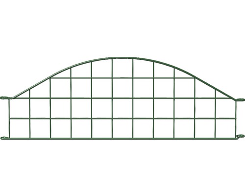 Panneau de clôture rabattable, arceau en haut 77,3x26.5cm, vert