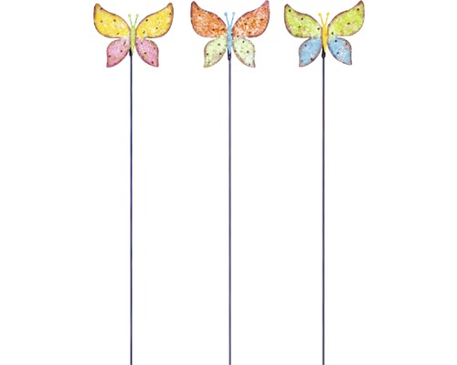 Tuteur décoratif papillon H 123 cm