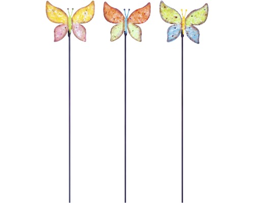 Tuteur décoratif papillon H 91 cm