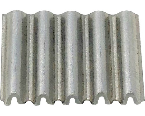 Attache crocodile 9x25 mm, 100 pièces Tôle ondulée en métal