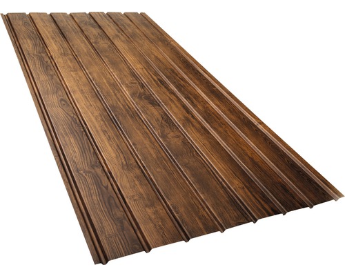 Profilblech mit Holzoptik