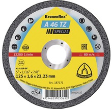 Kronenflex Trennscheibe A 46 TZ SPECIAL, Durchmesser 125 Millimeter