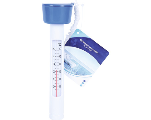 Schwimmthermometer zur Temperaturmessung im Schwimmbad