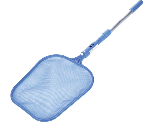 Épuisette Télescopique Pour Piscine 132cm - Filet à Mailles Fines - Manche Aluminium Léger - Nettoyage Feuilles Débris
