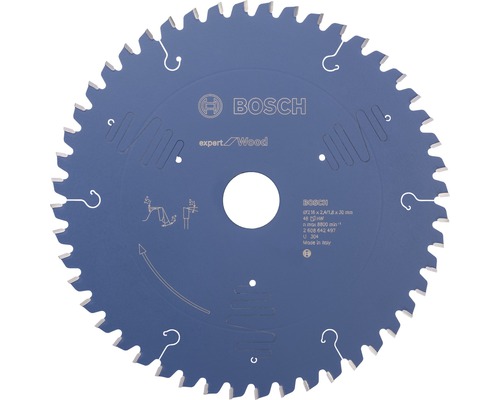 Lame de scie circulaire Expert for Wood Ø 216x30 mm Z 48 Lame de scie Bosch Logo Expert Wood