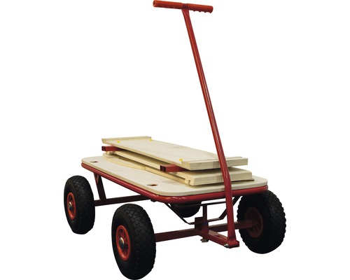 Bollerwagen mit Holzplatten